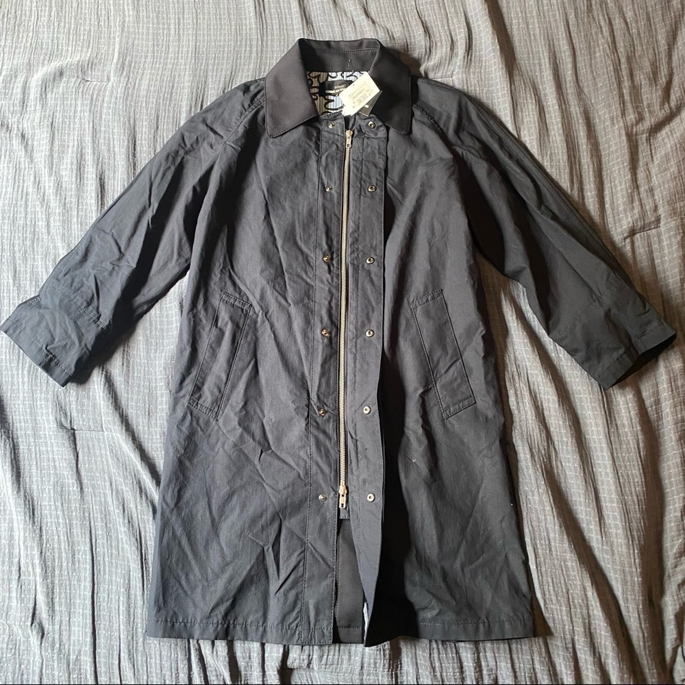 Tricot Comme Des Garçon Coat Jacket Navy Small NWT